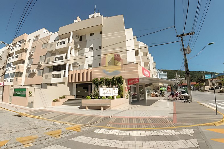 Aluguel Apto frente avenida, vista mar em Bombas